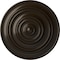 Ekena Millwork Classic Ceiling Medallion (Fits Canopies up to 4 1/8"), Hand-Painted Stone Hearth, 13 1/4"OD x 1/2"P CM13CLSHF - alternate 1
